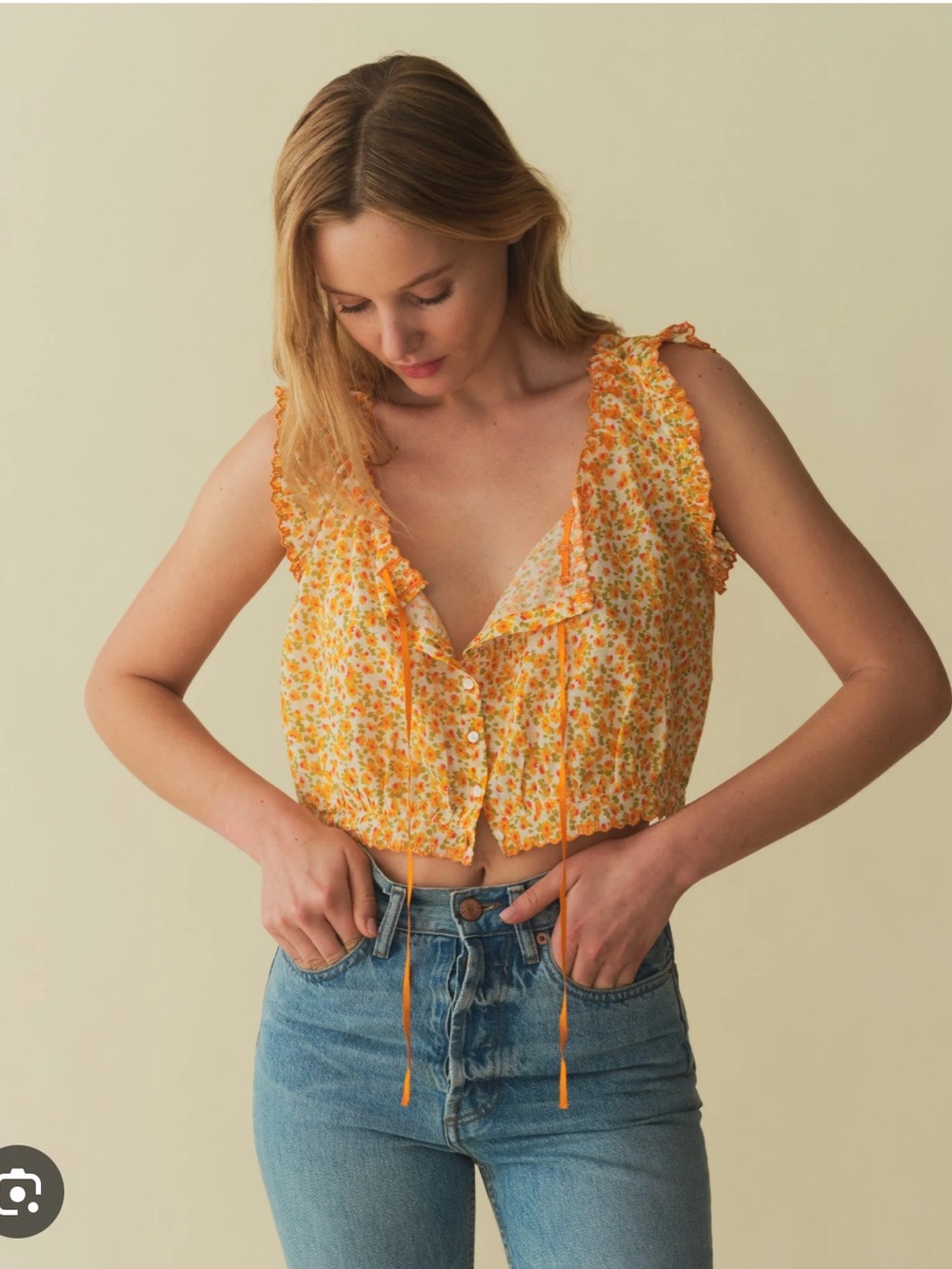 Doen traveler top clementine daisy - Picture 2 of 3
